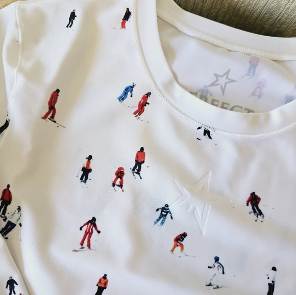 Perfect Moment Dede Ski Active Tee Perfect Moment Base Layer Top Skiiers White - Picture 12 of 15